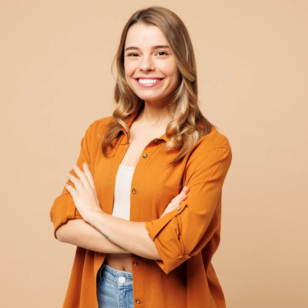 Patient with a confident, radiant smile